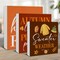 3 Pieces Fall Wood Signs Decor Autumn Wood Block Signs (polychrome)